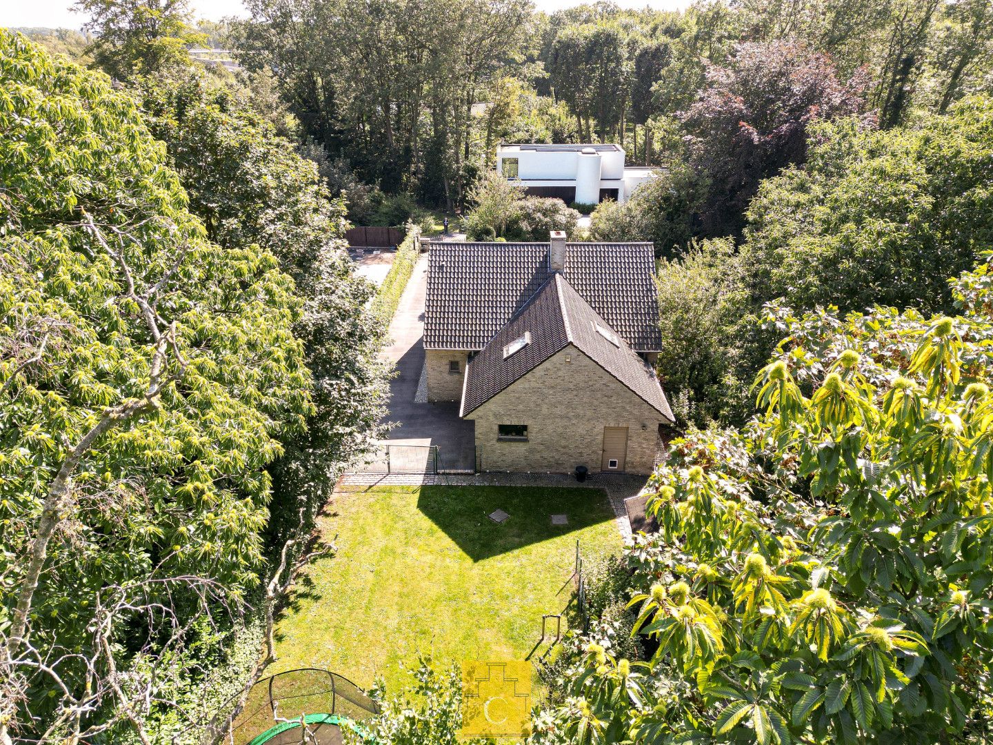 ruime villa op een zonnig perceel aan de rand van het bos, heel veel privacy, met zwemspa en barrelsauna, grote garage, perceel 1050 m2 foto 8