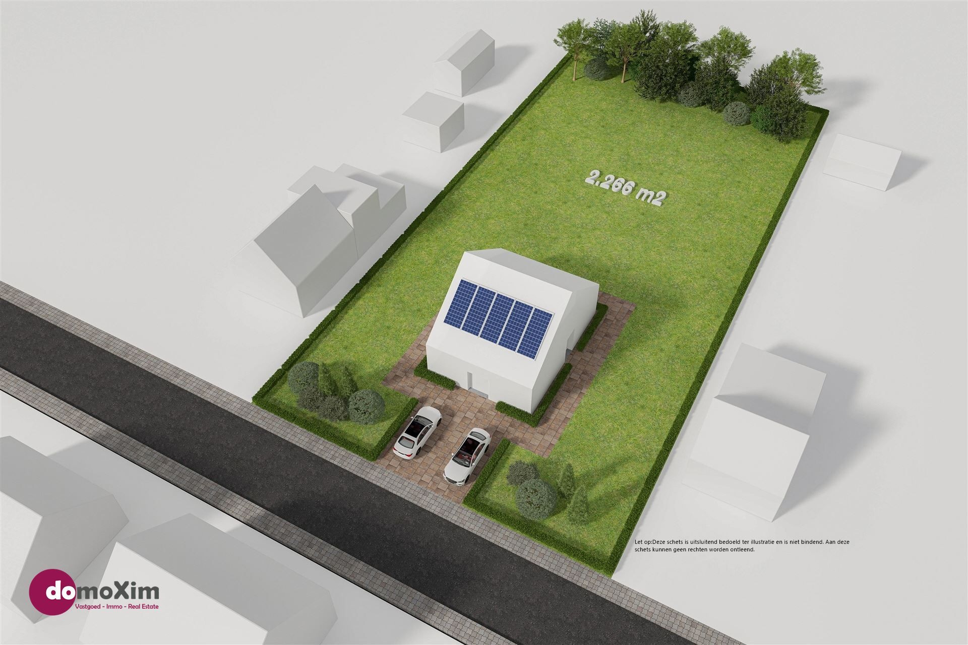 Ruim perceel voor open bebouwing in rustige straat vlak bij het centrum van Schiplaken! foto 2