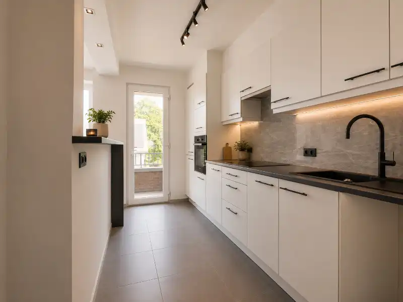 Residentieel gelegen, instapklaar appartement met 2 slaapkamers, terras, kelder en ruime Garage (energielabel B...) foto 4