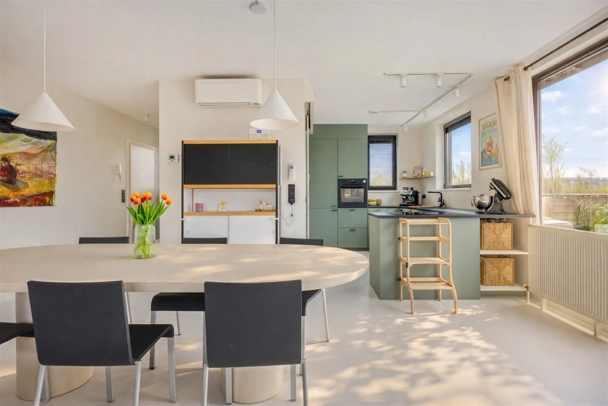 Penthouse met 2 terrassen (40m²) te Pulhof in Berchem foto 5