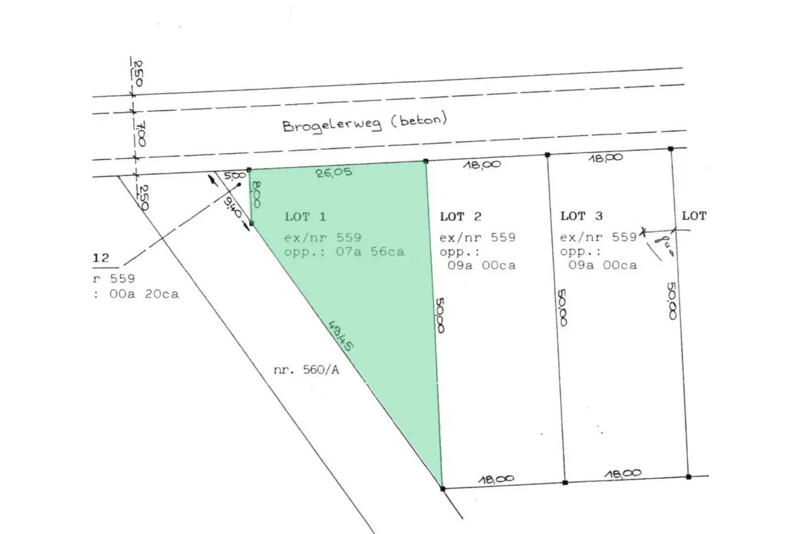 Bouwgrond voor open bebouwing  foto 1