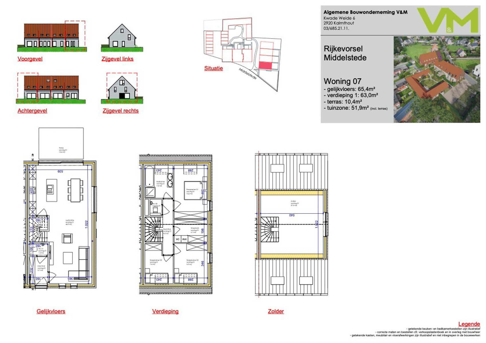 NIEUWBOUW PROJECT TE MIDDELSTEDE RIJKEVORSEL!!! foto 7