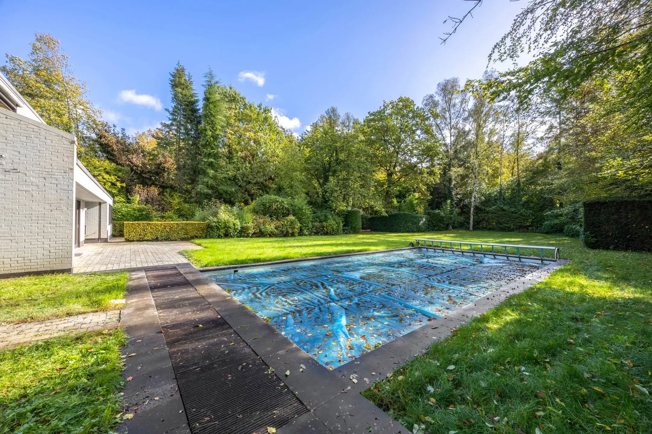 Seventiesvilla met zwembad en wellnessruimte in het groen  foto 23