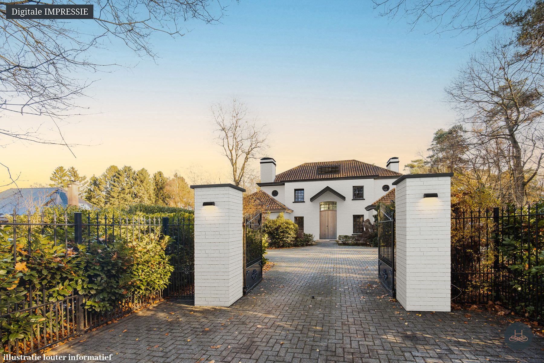 Riante villa op toplocatie in het groen met privé-bos foto 2