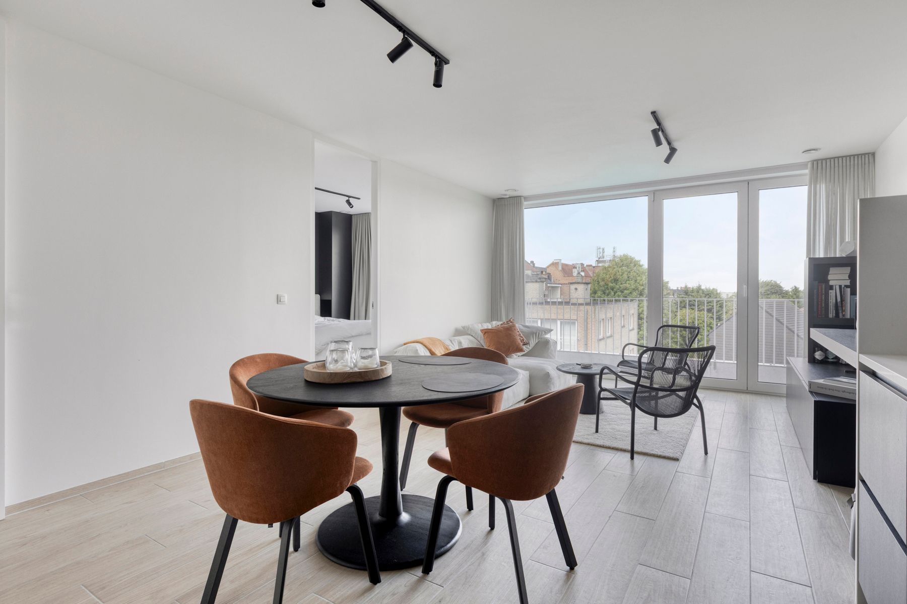 Recent 1-slaapkamer appartement in hartje Wemmel foto 4