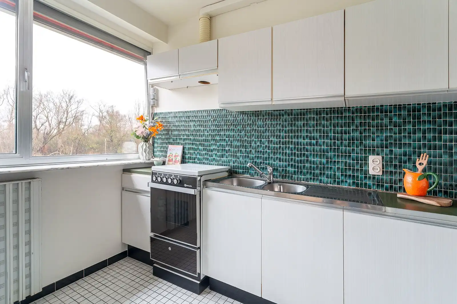 Appartement met 2 slpk., garage en rustgevend groen uitzicht foto 9