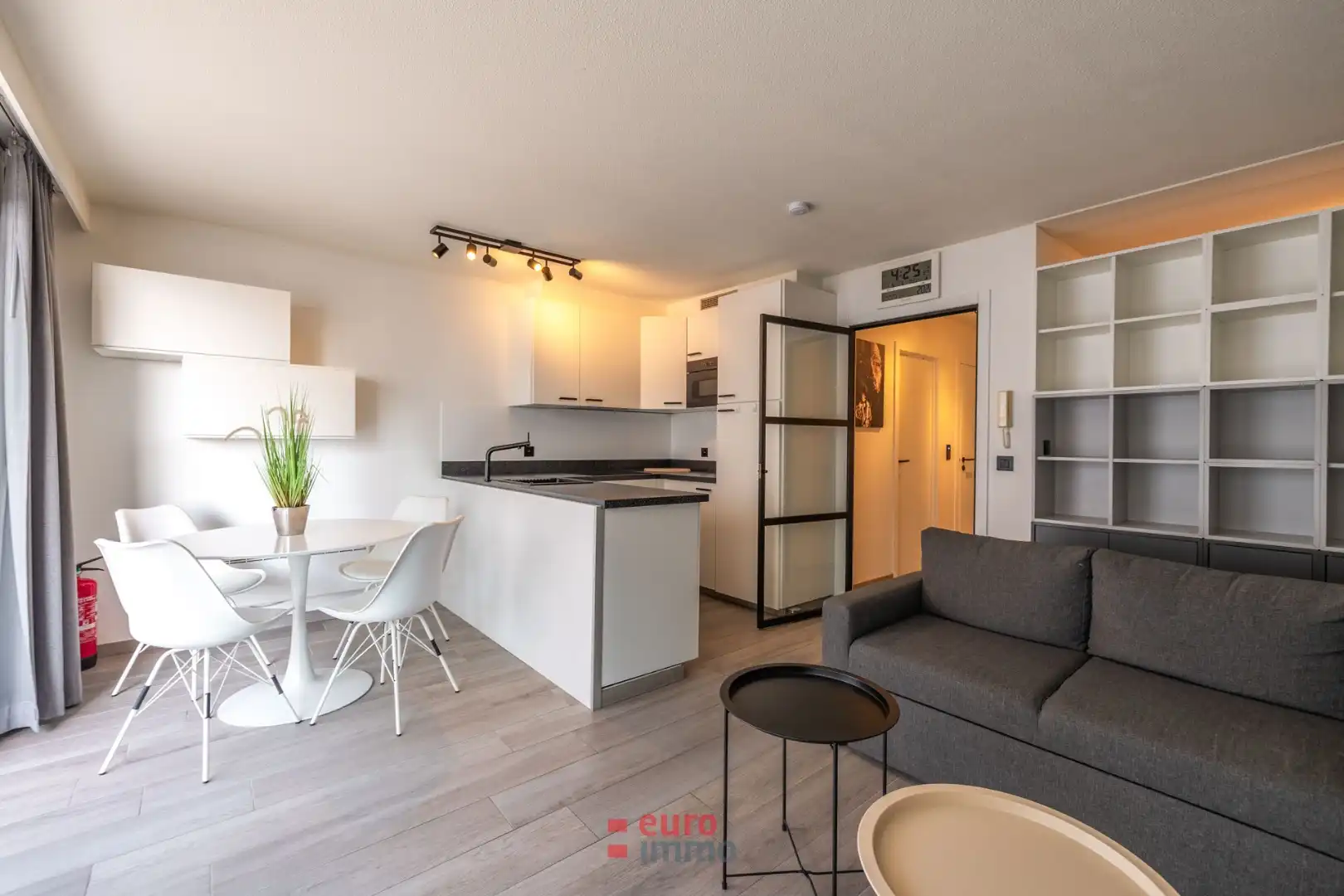 Prachtig gerenoveerde studio met slaaphoek op een héél rustige ligging! foto 2