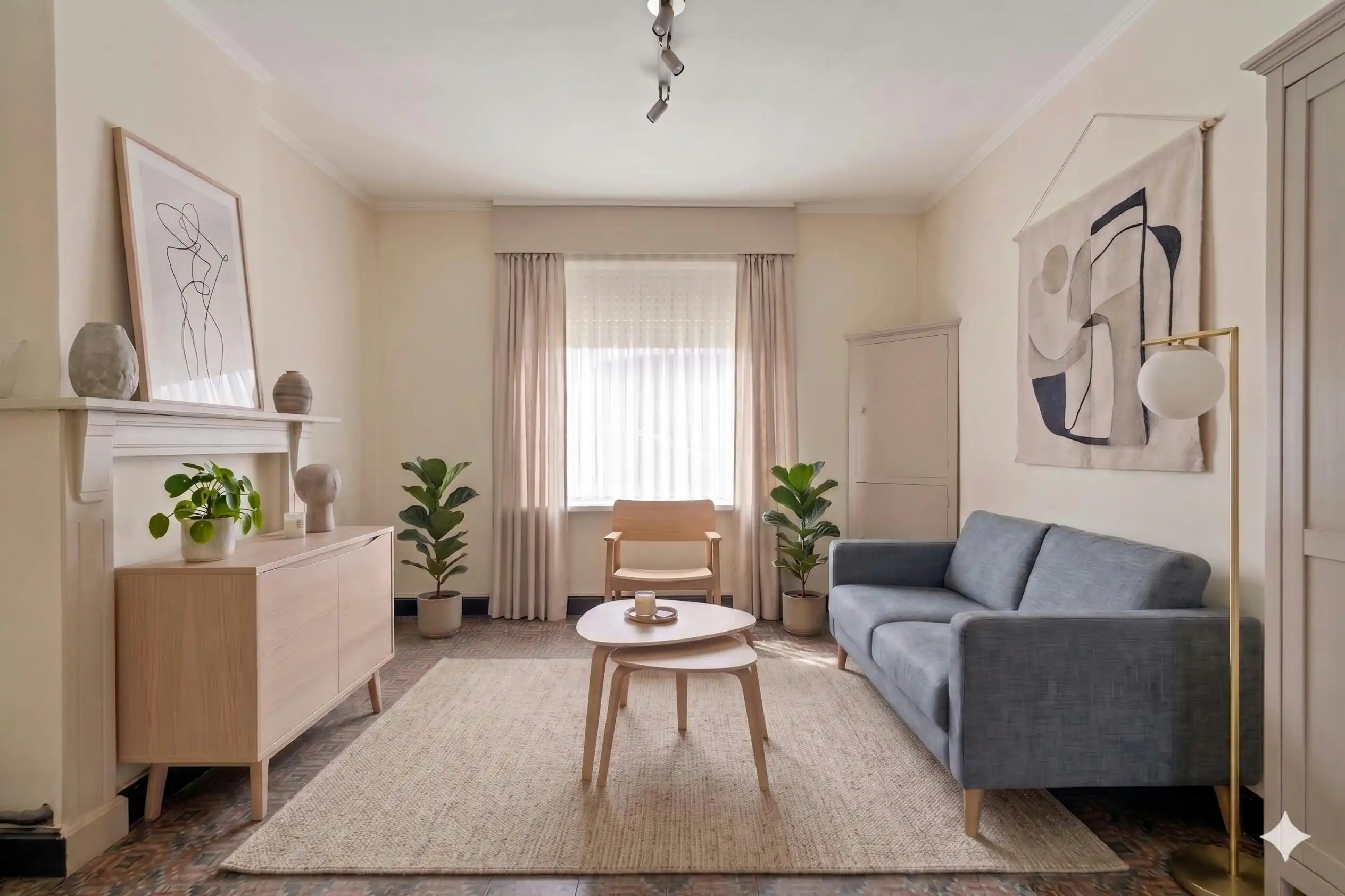 Te renoveren woning met leuke stadstuin in centrum Drongen foto 3