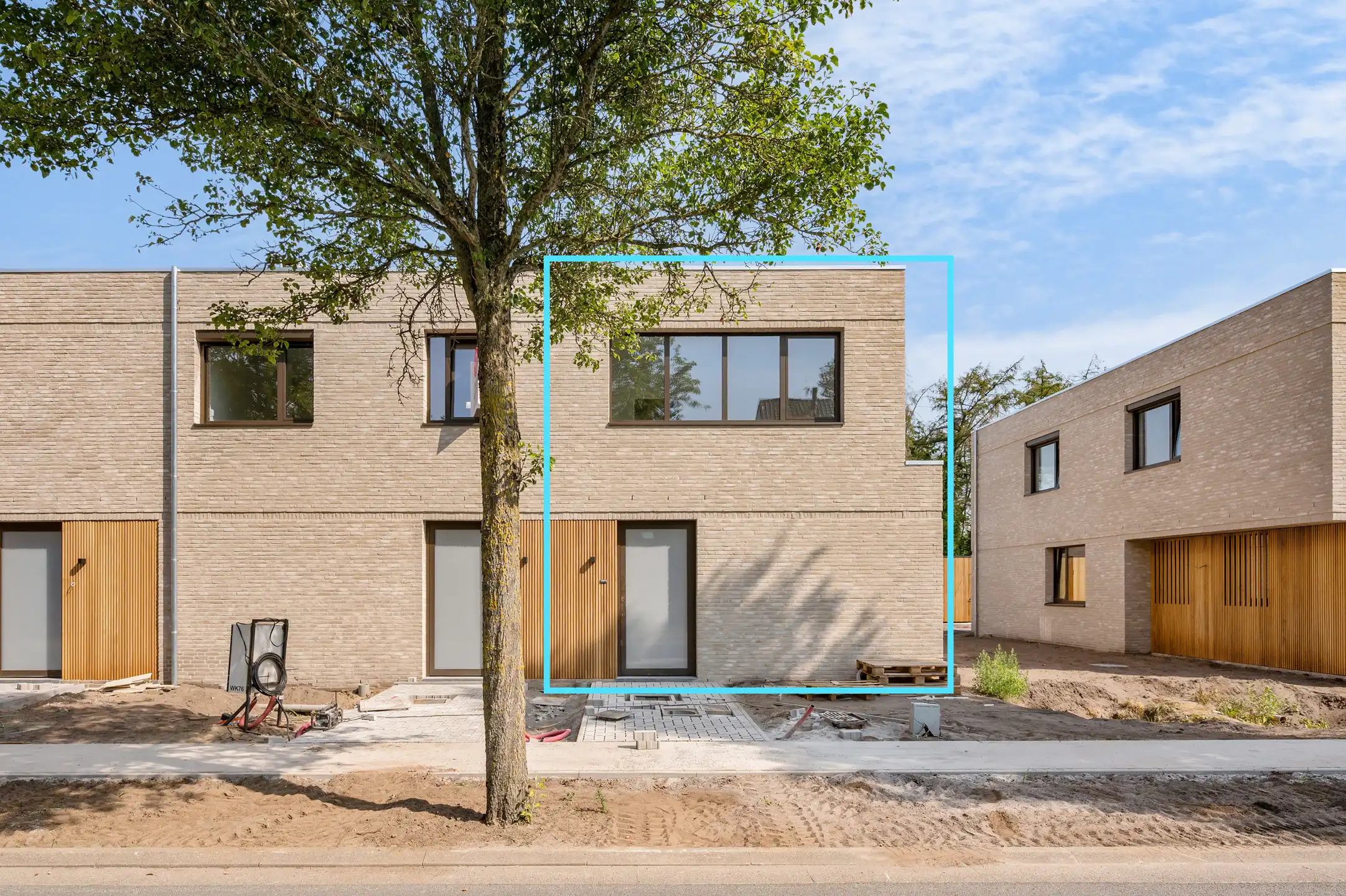 Linkse woning - woning 5 - lot E - Energiezuinige BEN-nieuwbouwwoning met 3 slaapkamers, staanplaats en zonnige tuin foto 2