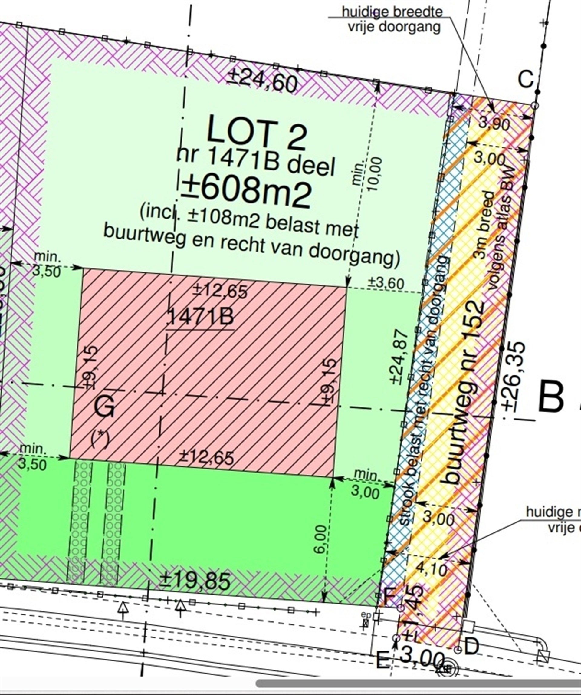 Bouwgrond voor open bebouwing met straatbreedte 19,85m foto 3