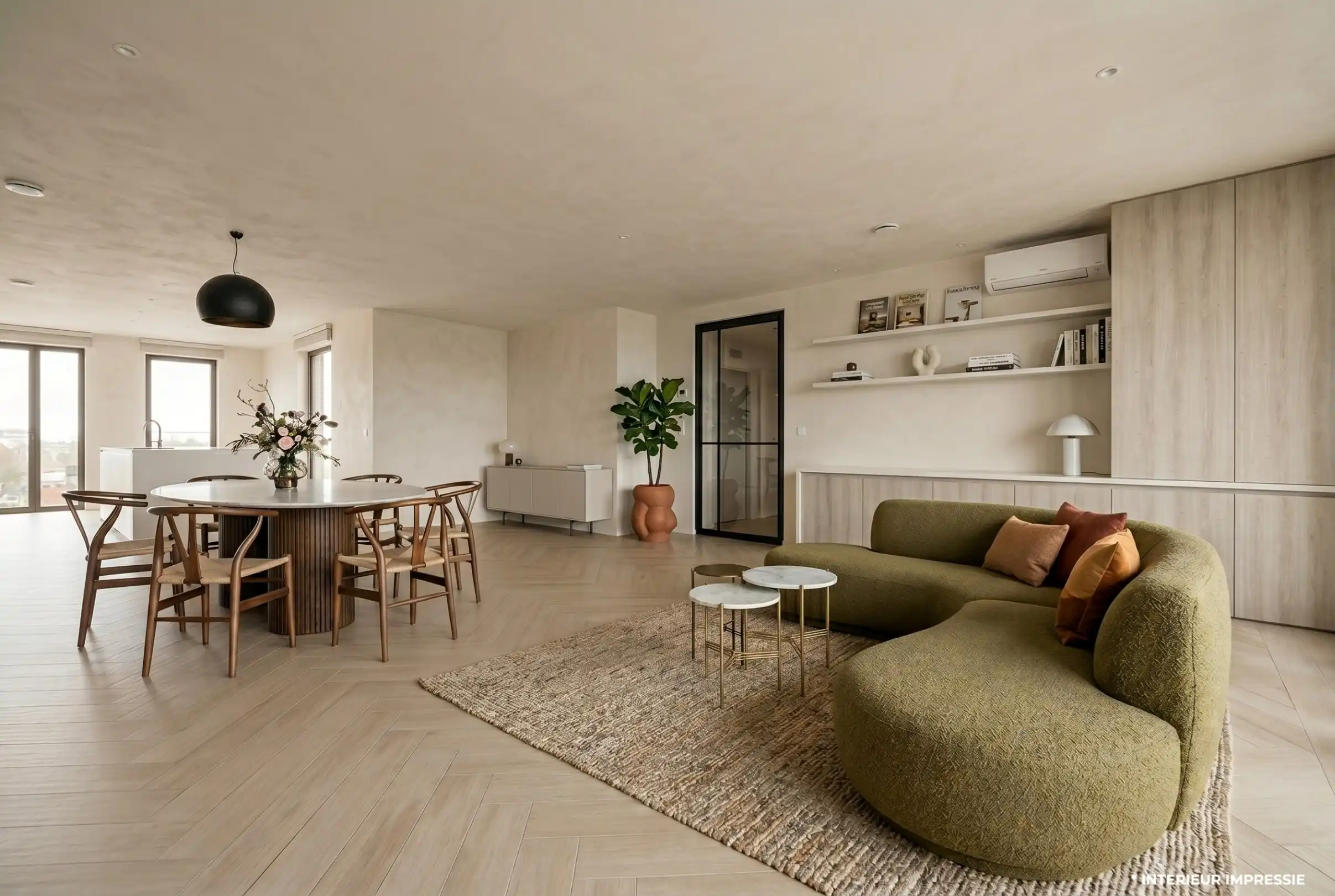 Uniek penthouse (168m²) met 3 slpk en een fantastisch uitzicht in centrum Hasselt foto 4