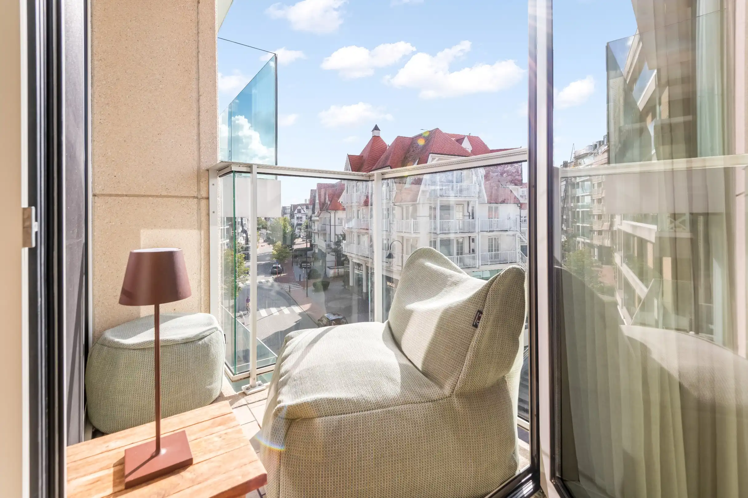 Zuidgericht appartement op de Kustlaan in het Zoute met UNIEK OPEN ZICHT ! foto 5