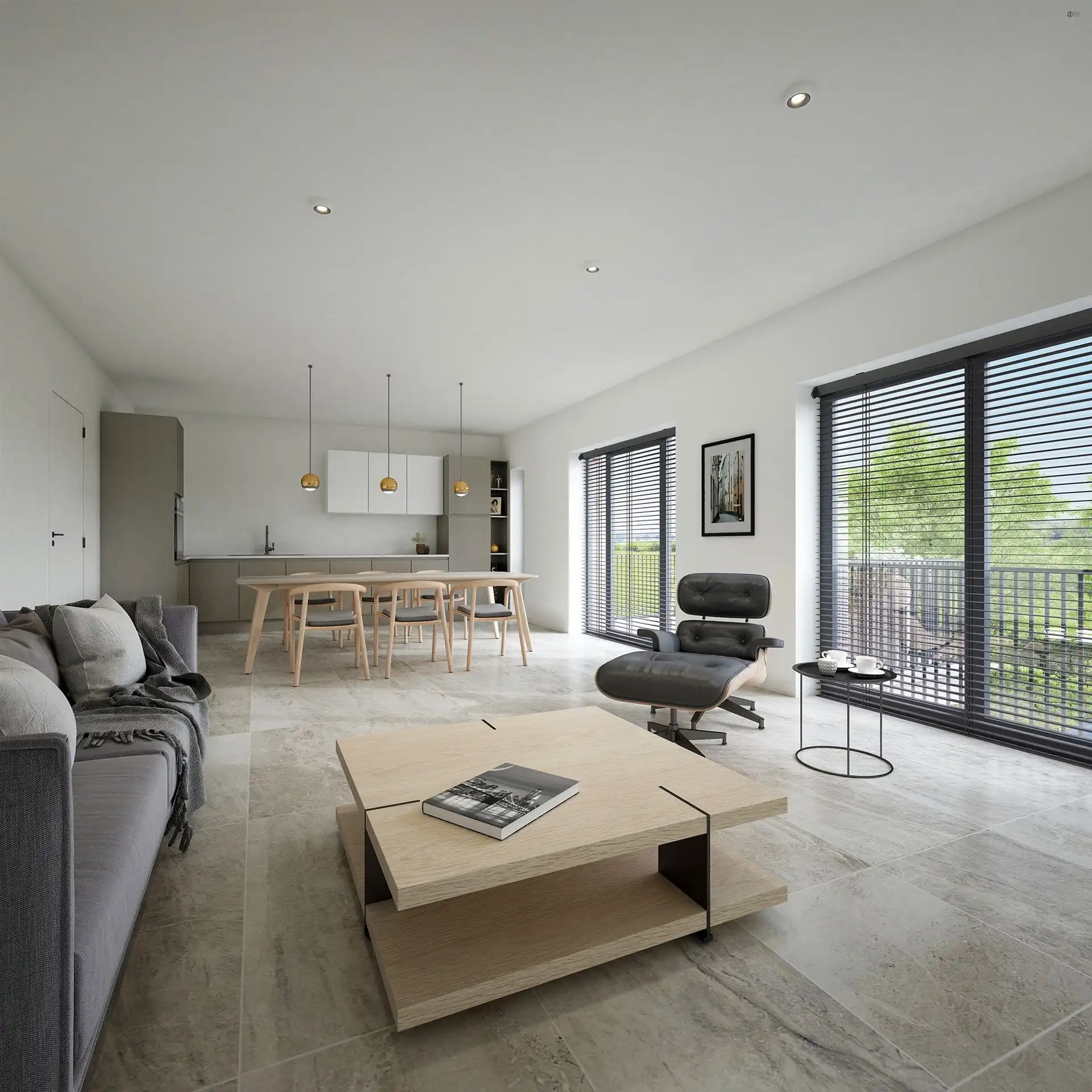 Ruim 2 slaapkamer appartement met zuidgericht terras foto {{pictureIndex}}