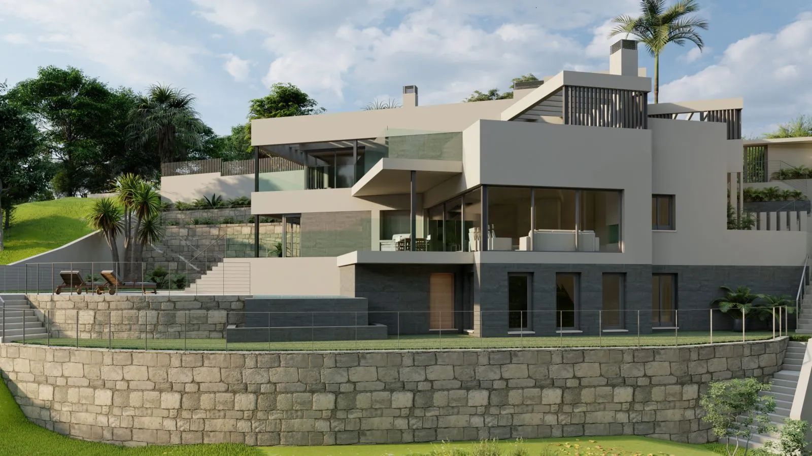 Betoverend wonen: luxe villa met panoramisch bergzicht, elegant design en serene ligging nabij Mijas foto 8