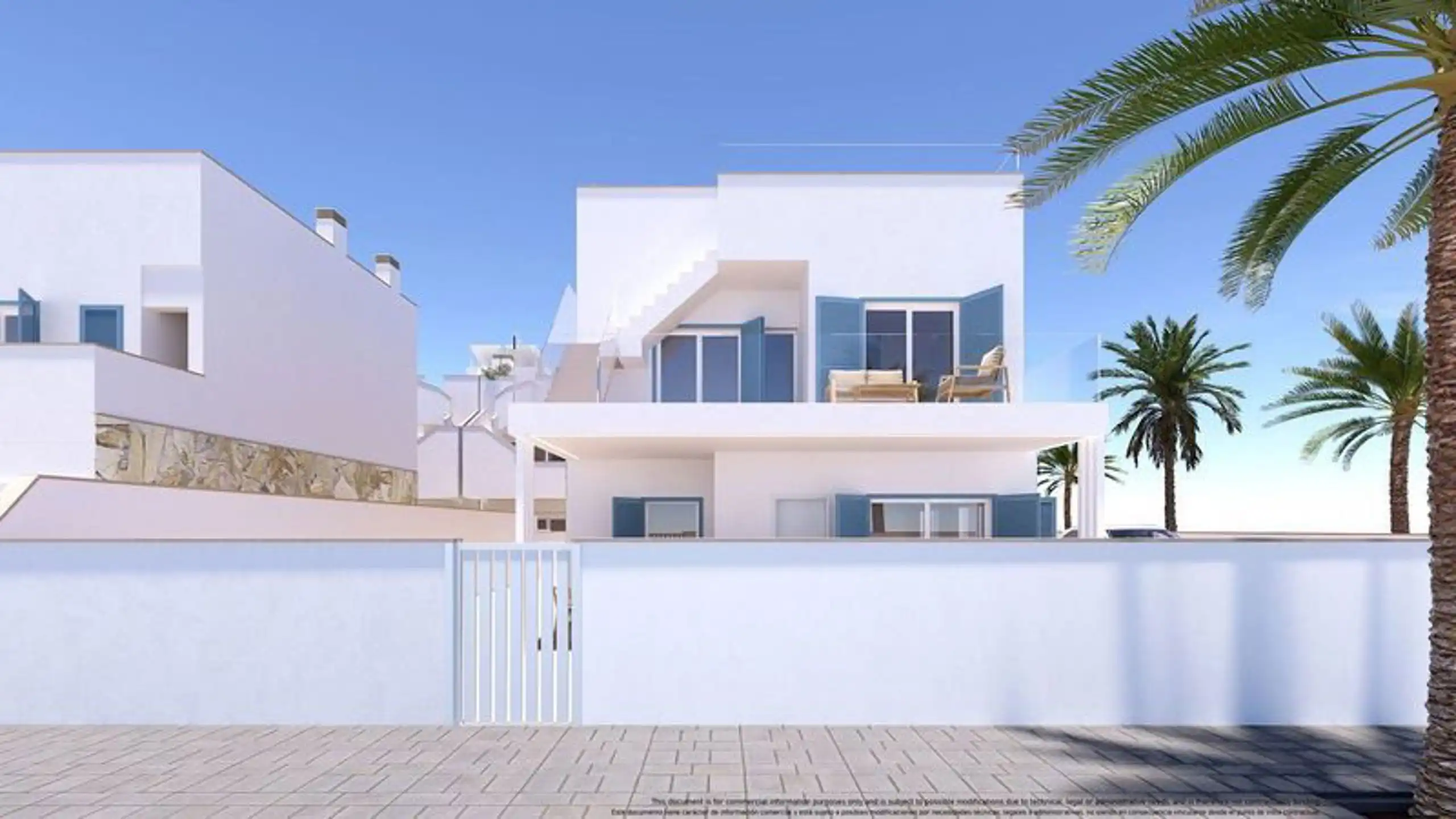 SPANJE - Appartementen Ibiza-stijl 1km van strand, zee. foto 20