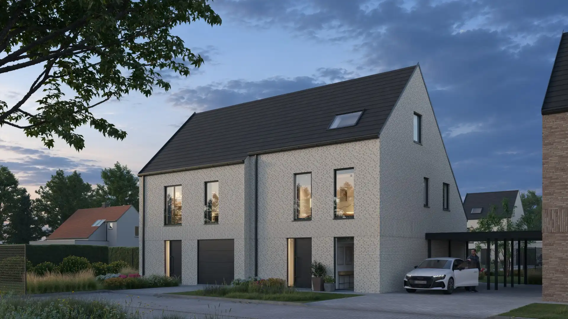 Energiezuinige halfopen bebouwing met 4 slpk’s foto {{pictureIndex}}
