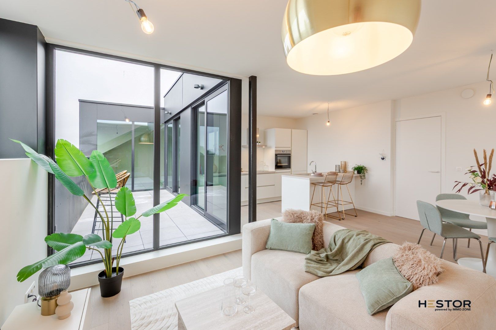 Tweeslaapkamer penthouse met zich op de Schelde foto 2