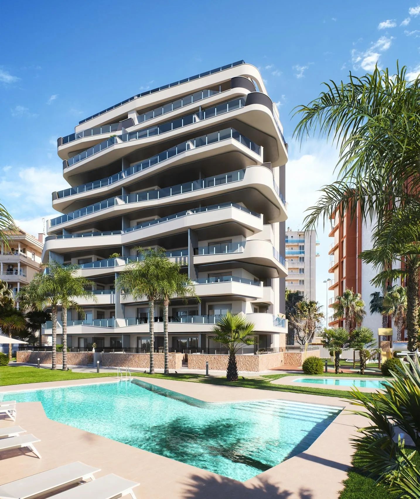 Moderne luxe aan de rivier: nieuwbouw woningen in Guardamar del Segura foto {{pictureIndex}}