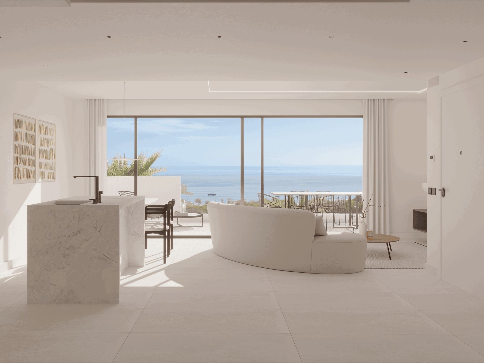 Penthouses met zeezicht op wandelafstand van strand foto 2