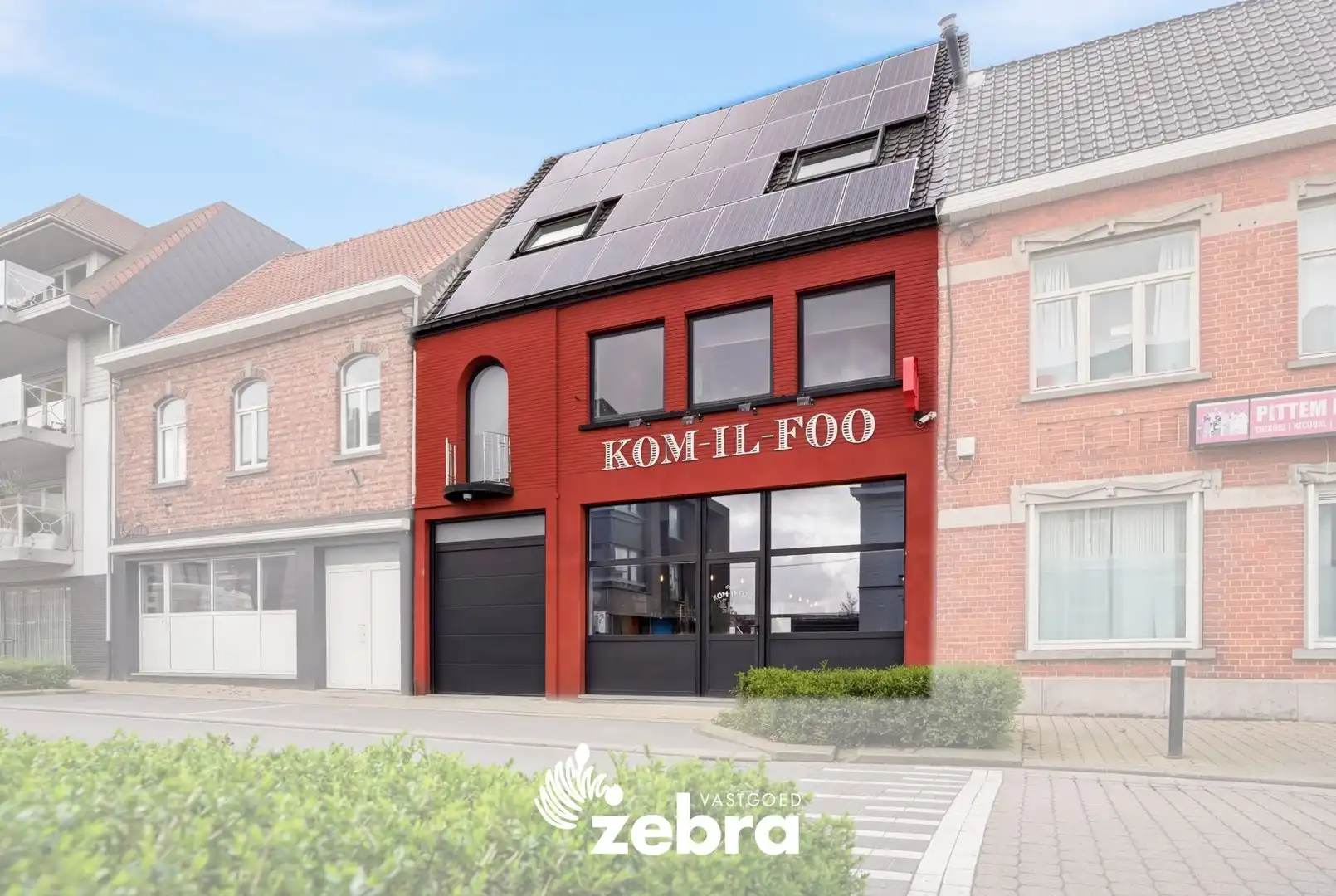 Handelspand met unieke woonst in centrum Pittem! foto 2