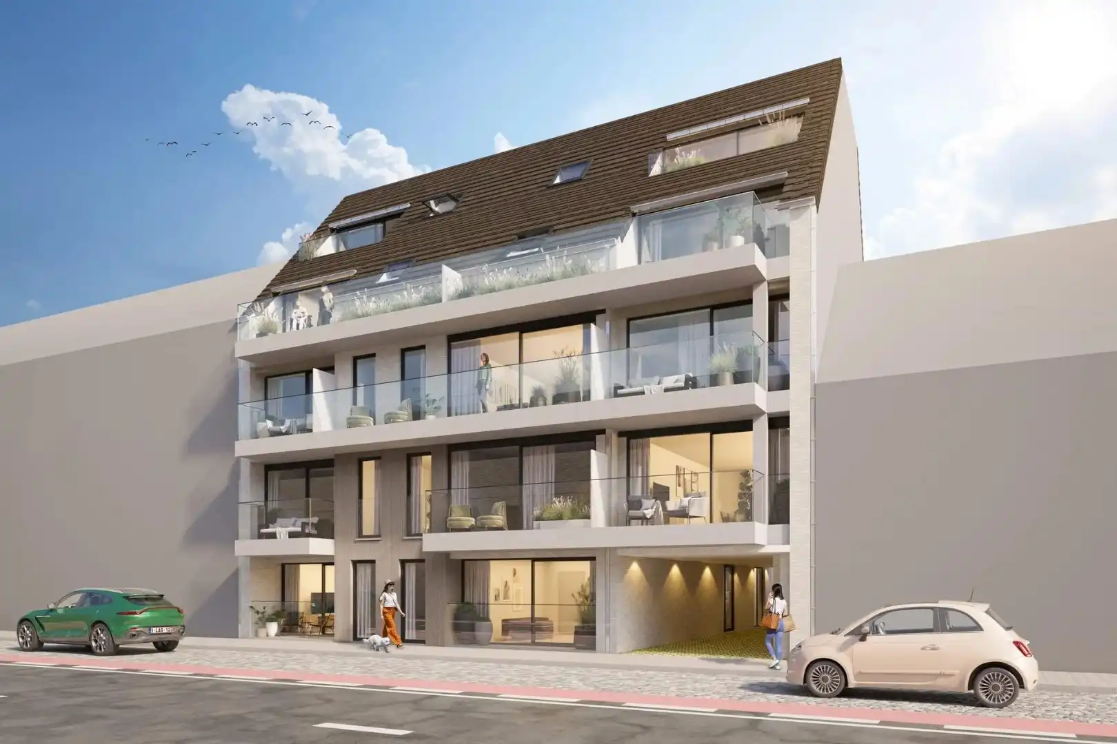 Appartement met 2 slaapkamers en terras te Lombardsijde  foto 2
