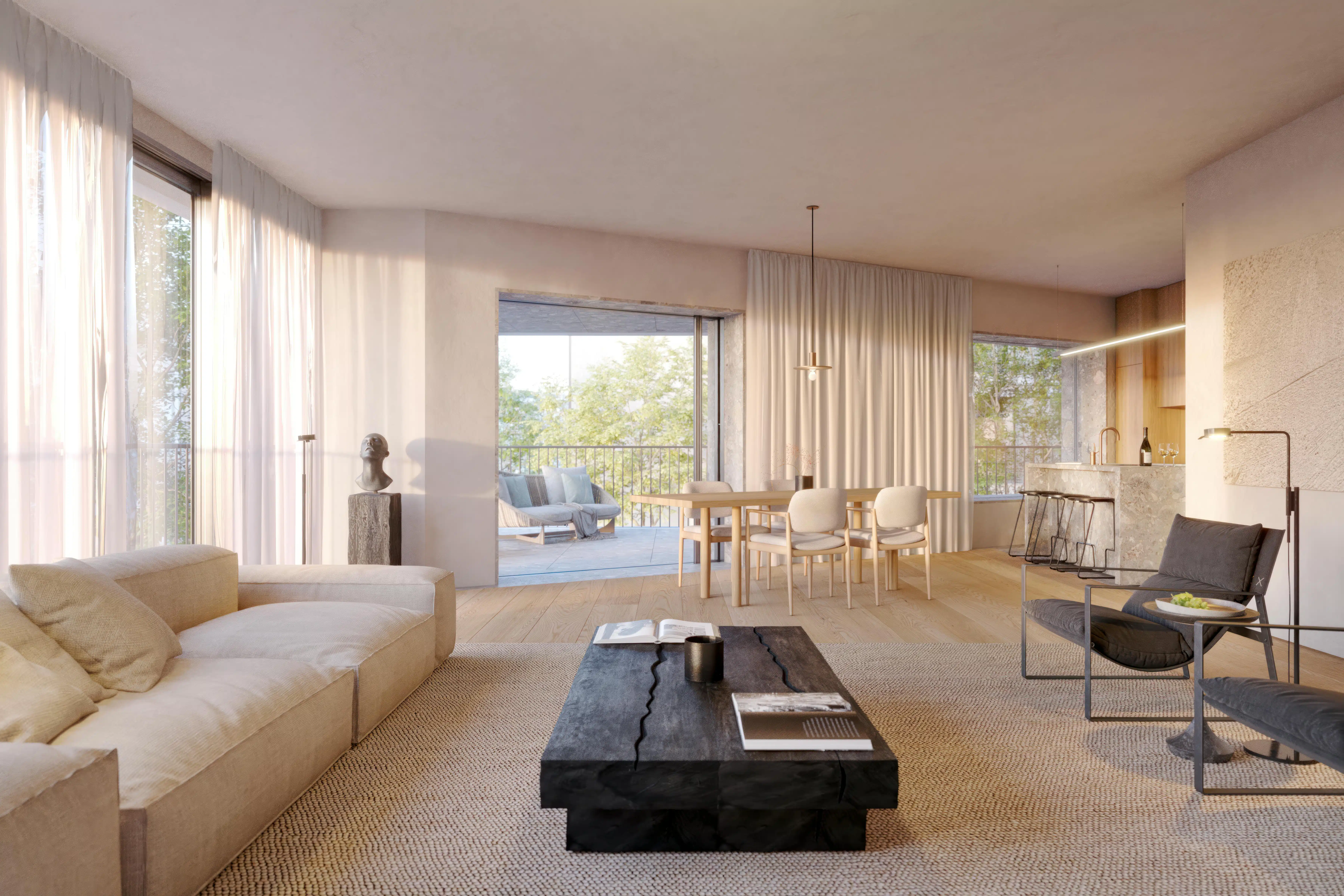 Ruim 3-slaapkamerappartement (153 m²) te Kortrijk, Park Nolf foto 2