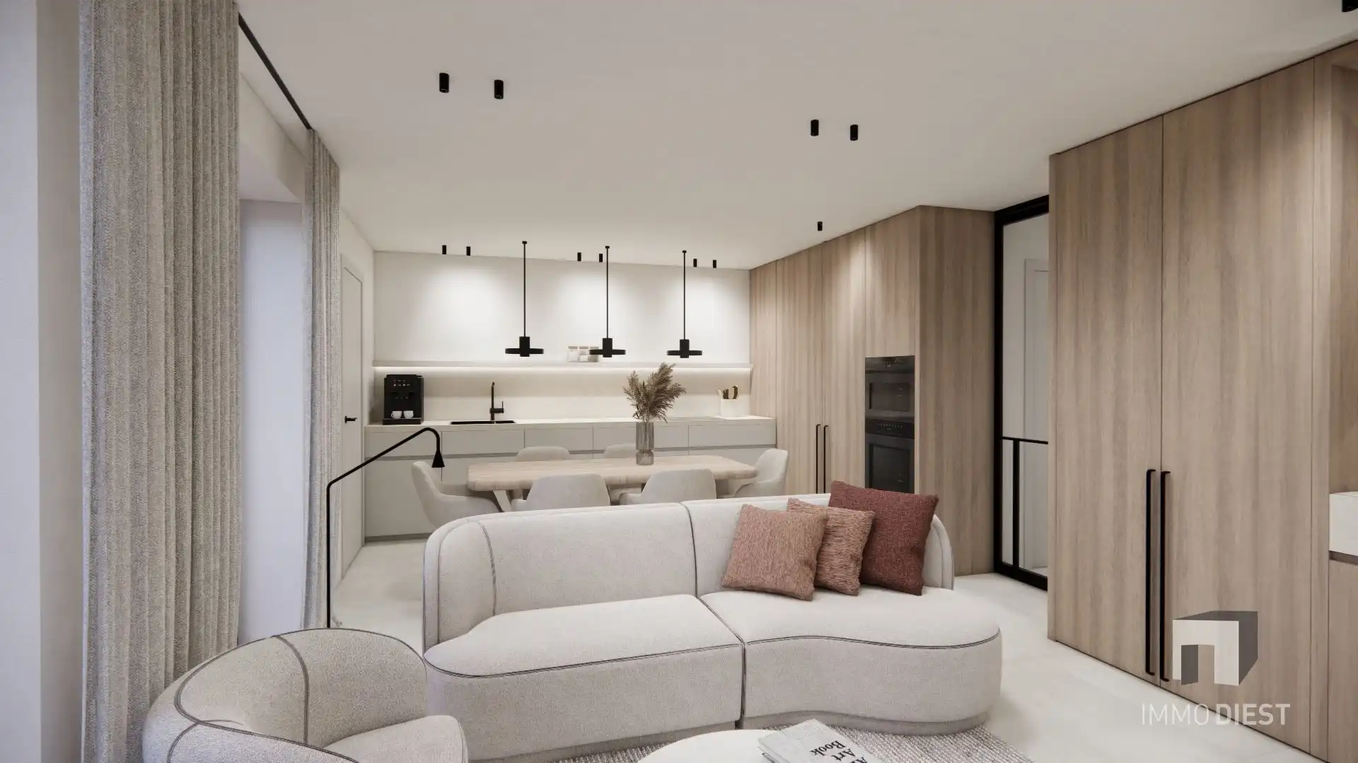 Gelijkvloers app. van 82m2 met 2slpk en 2 ensuite badkamers foto 2