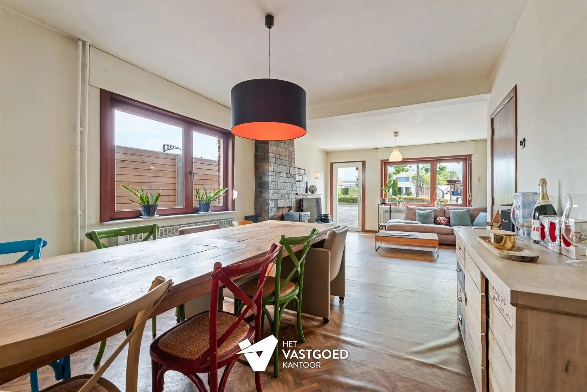 DEELS GERENOVEERDE WONING OP RUSTIGE LIGGING VLAK BIJ BE-MINE TE BERINGEN foto 2