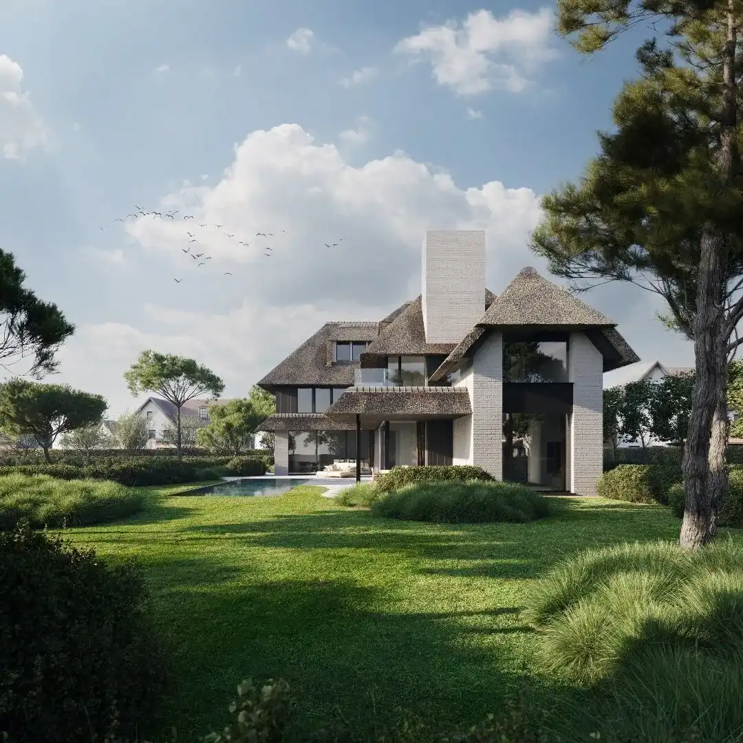 GOLFLOT:   bouwperceel met open zicht rechtstreeks op toekomstige golf van Duinenwater.  foto 2