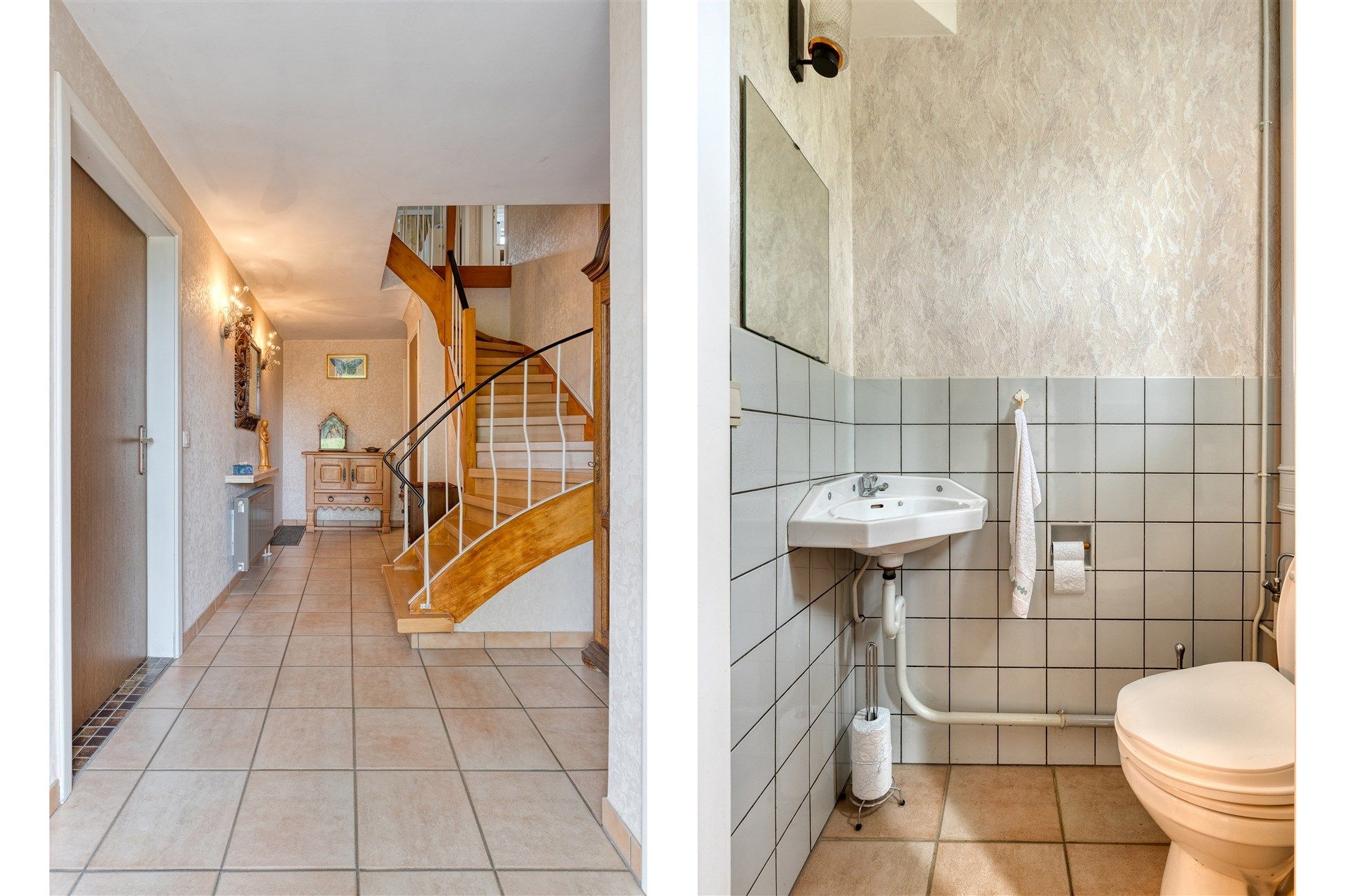 Ruime gezinswoning met 8 a 9 slaapkamers, een riante tuin en een prachtig uitzicht op weiland. foto 4