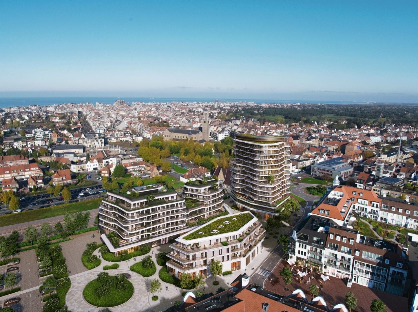 Laatste mogelijkheid: parkeerplaats te koop gelegen te Duinenwater vlakbij het commerciële centrum, de Natiënlaan en de Lippenslaan. foto 2