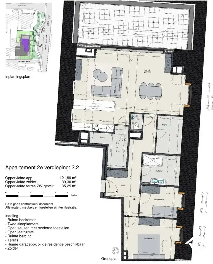 Nieuwbouwappartement met 2 slaapkamers en 1 terras in centrum Koekelare  foto 3