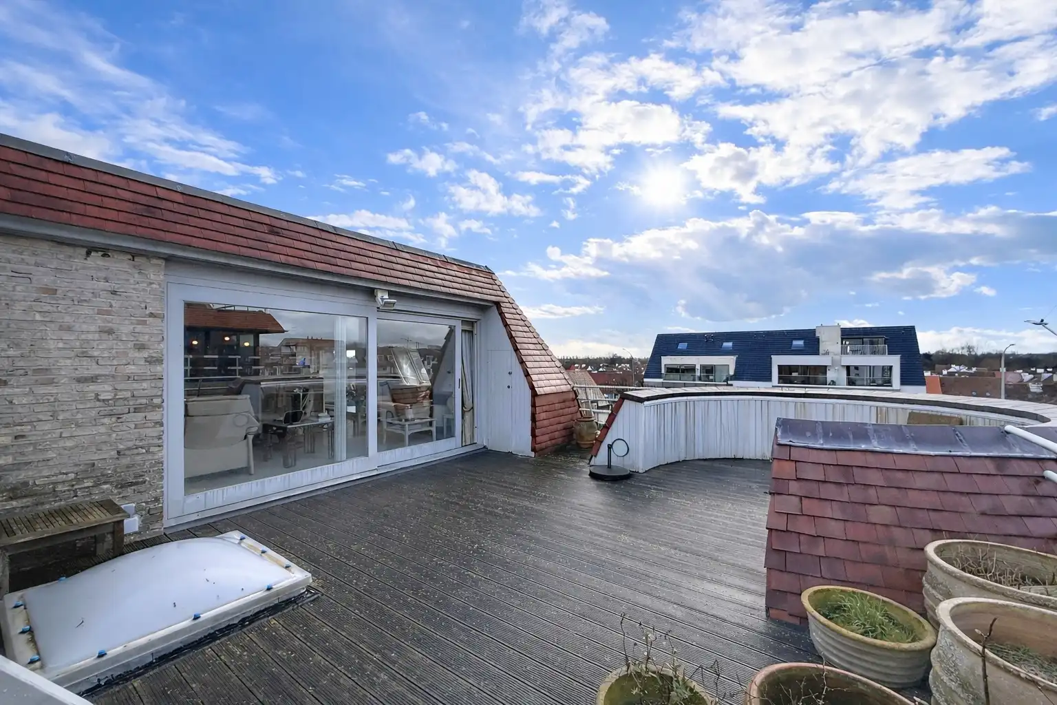 Penthouse met vier slaapkamers en zuidgericht terras dichtbij de Havengeul foto {{pictureIndex}}