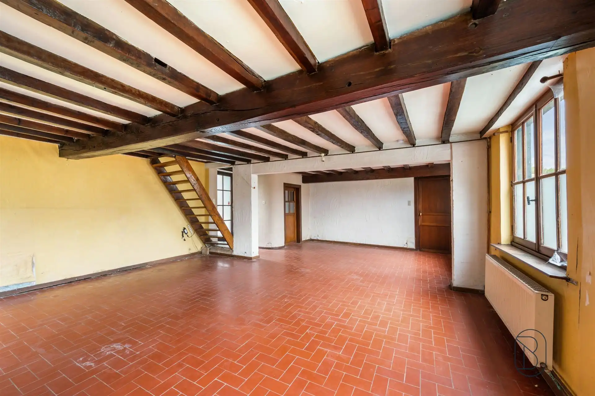 Charmante te renoveren fermette met 2 garages in Ronse foto 8