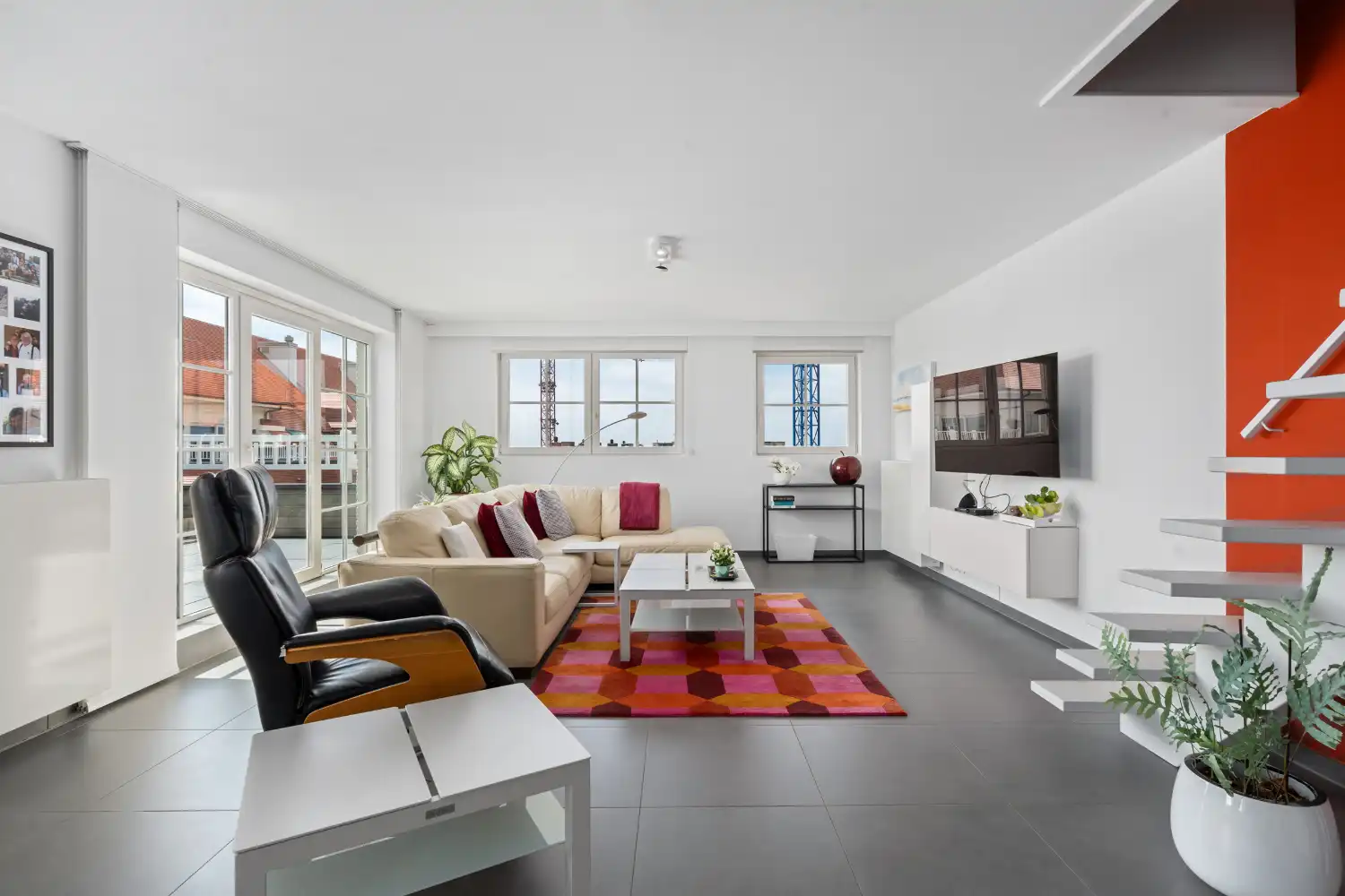 Luxueus en lichtrijke penthouse met zuidgerichte terrassen vlakbij het strand foto 3