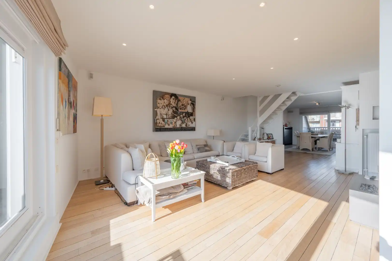 Prachtige penthouse gelegen op de Kustlaan met open zicht op de villa's in het Zoute foto 2