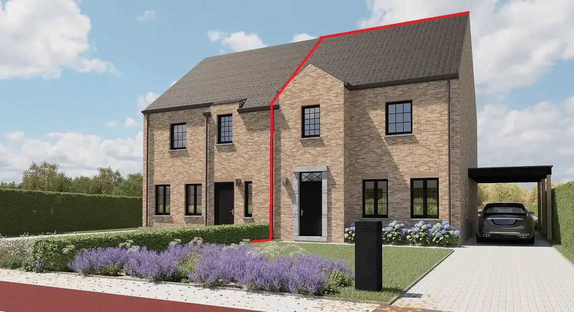 Duurzaam afgewerkte nieuwbouwwoning op een mooi perceel van 4a19ca! foto 2