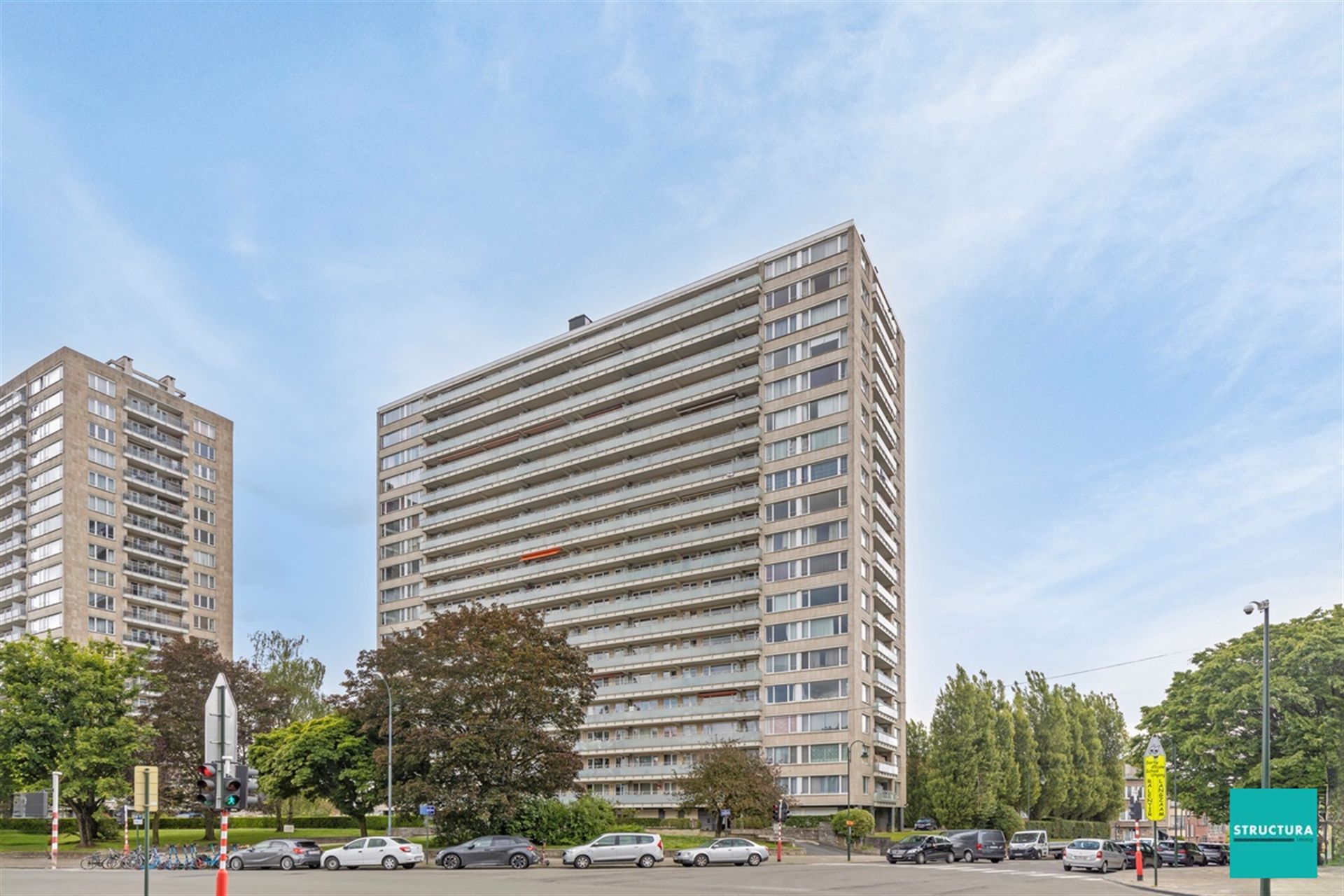 Appartement met 2 slaapkamers en prachtig uitzicht over Brussel. foto 15