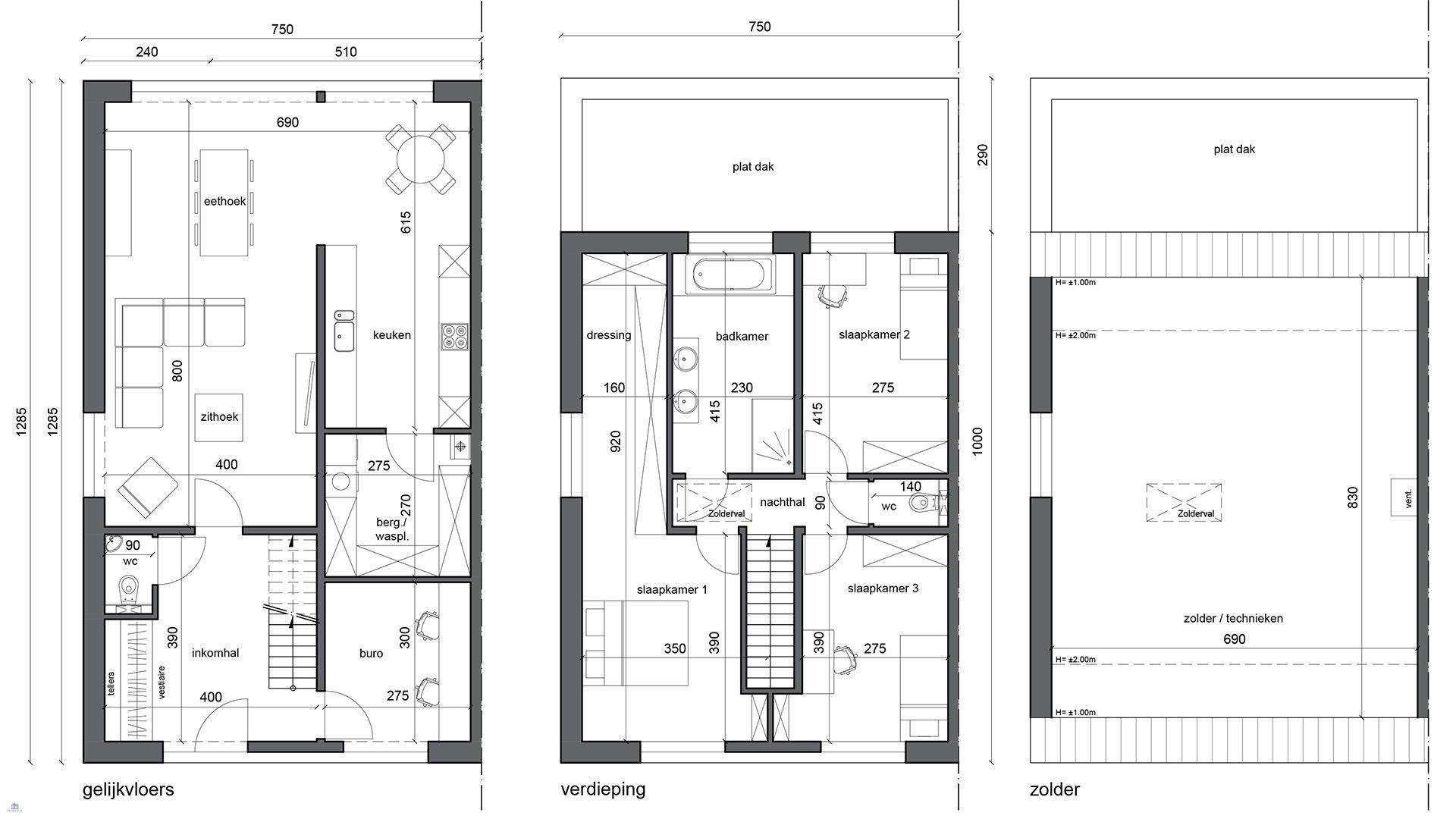 Nieuw te bouwen woning te Lombardsijde foto 3