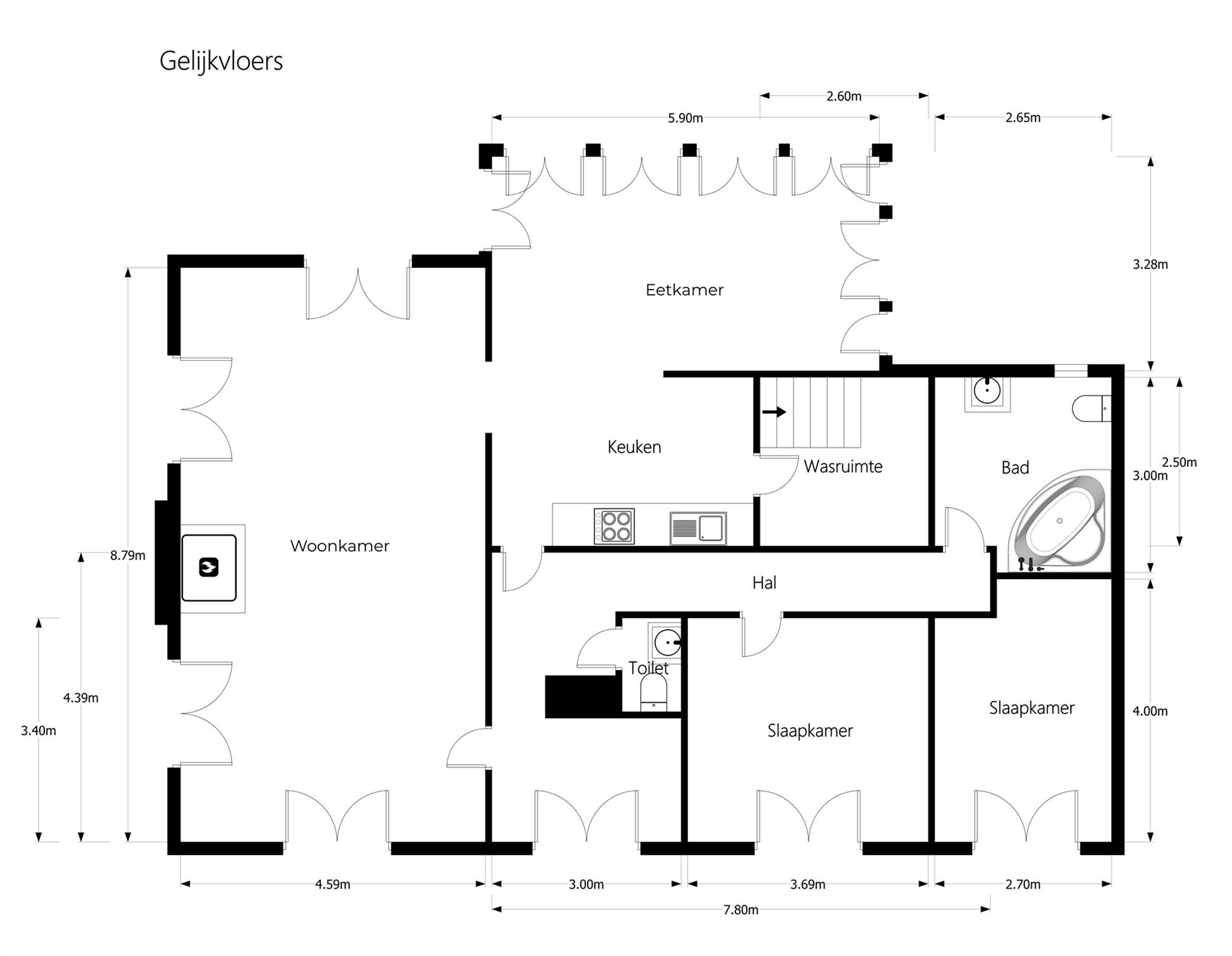 ENERGIEZUINIGE GELIJKVLOERSE WONING MET ZWEMBAD EN VRIJSTAANDE MAGAZIJNRUIMTE OP RUIM PERCEEL TE LEOPOLDSBURG foto 32