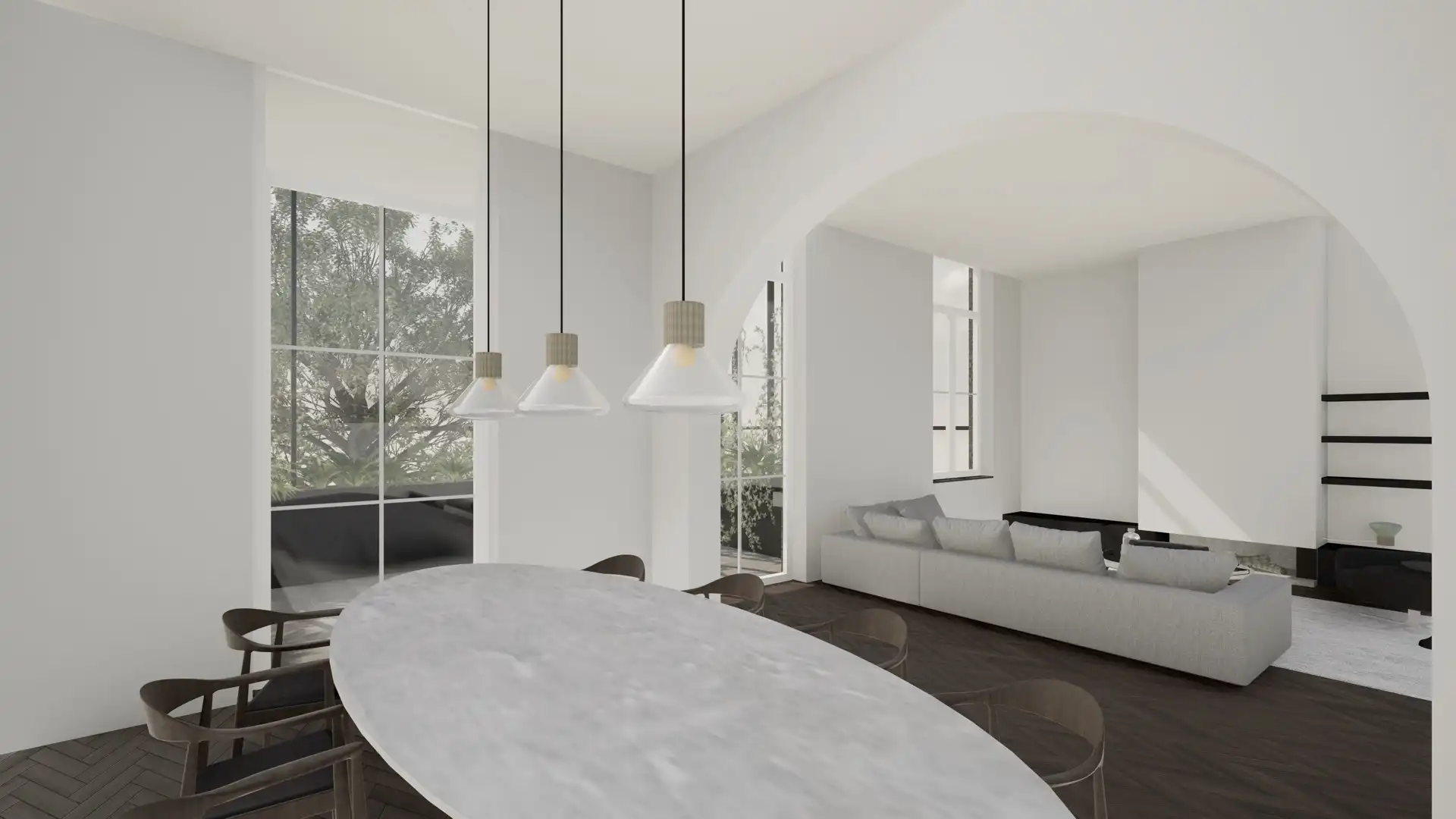 Stijlvol nieuwbouwappartement van 180 m² met veranda en privatieve tuin in hartje Sint-Truiden. foto 4