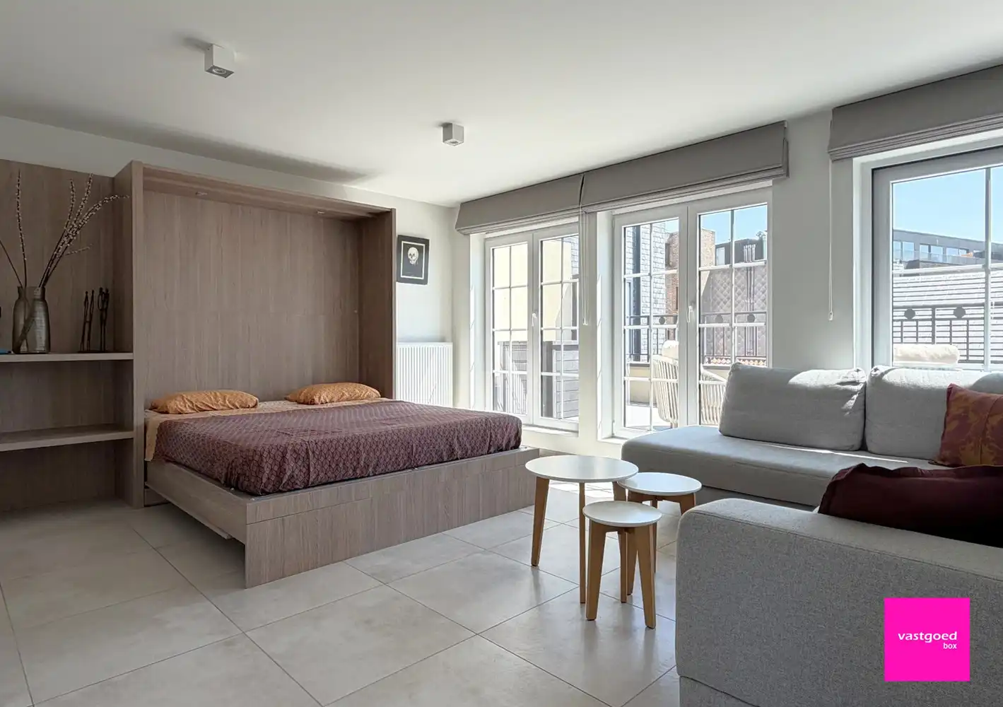 Unieke penthouse studio met 2 grote terrassen, centrum Oostende foto 10