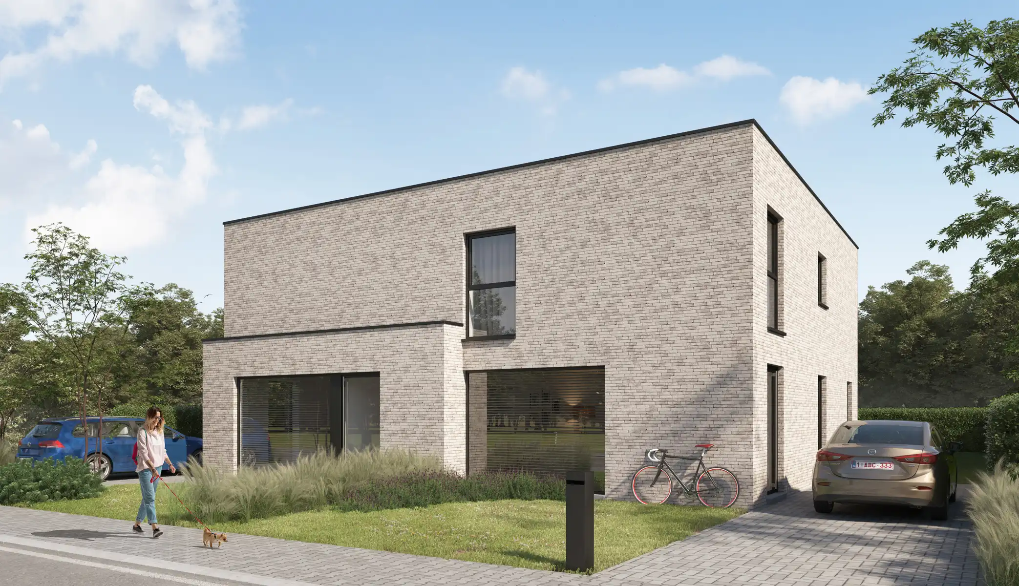 Halfopen moderne woning  foto 2