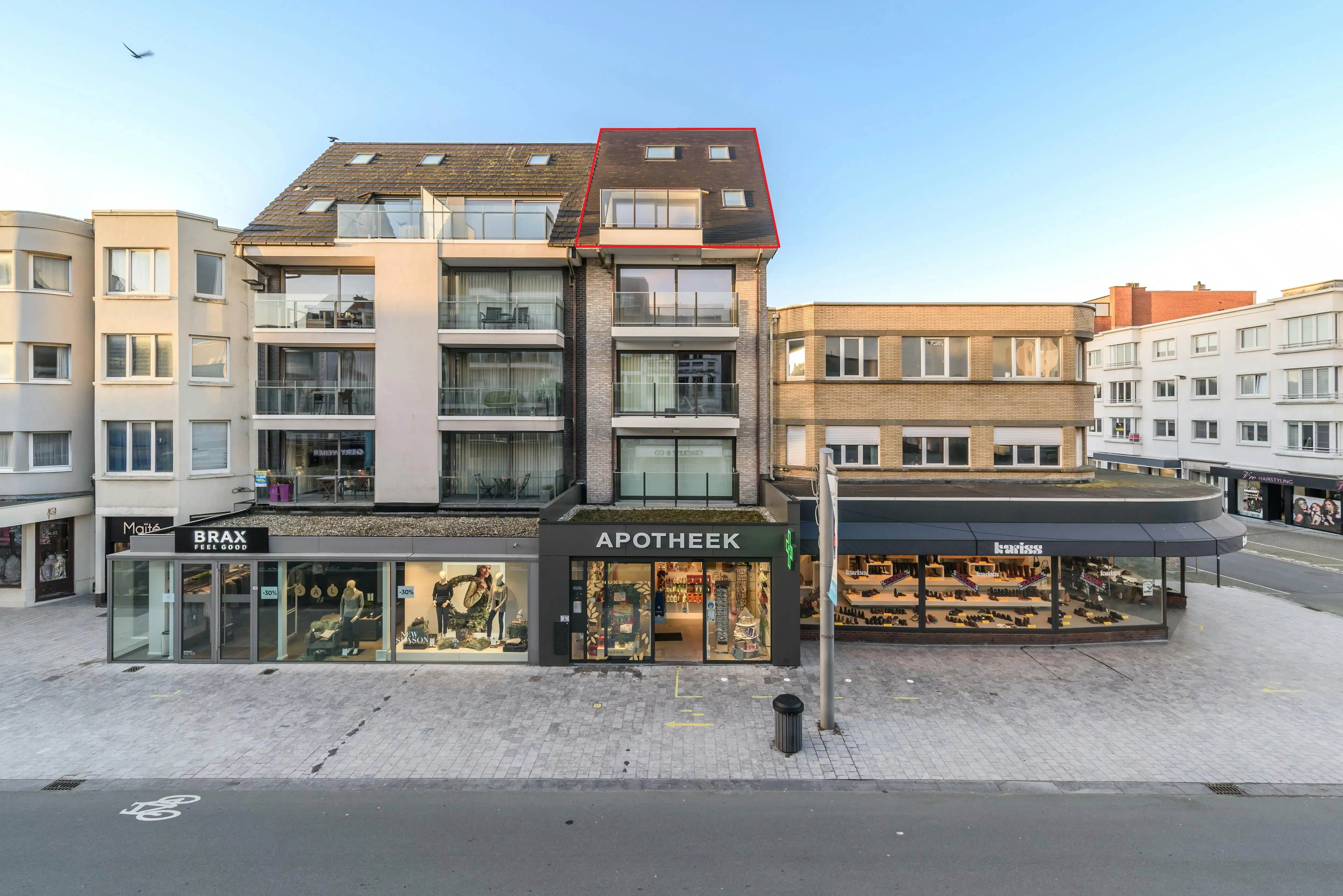 Penthouse met prachtige terrassen langs de Zeelaan in Koksijde foto 2