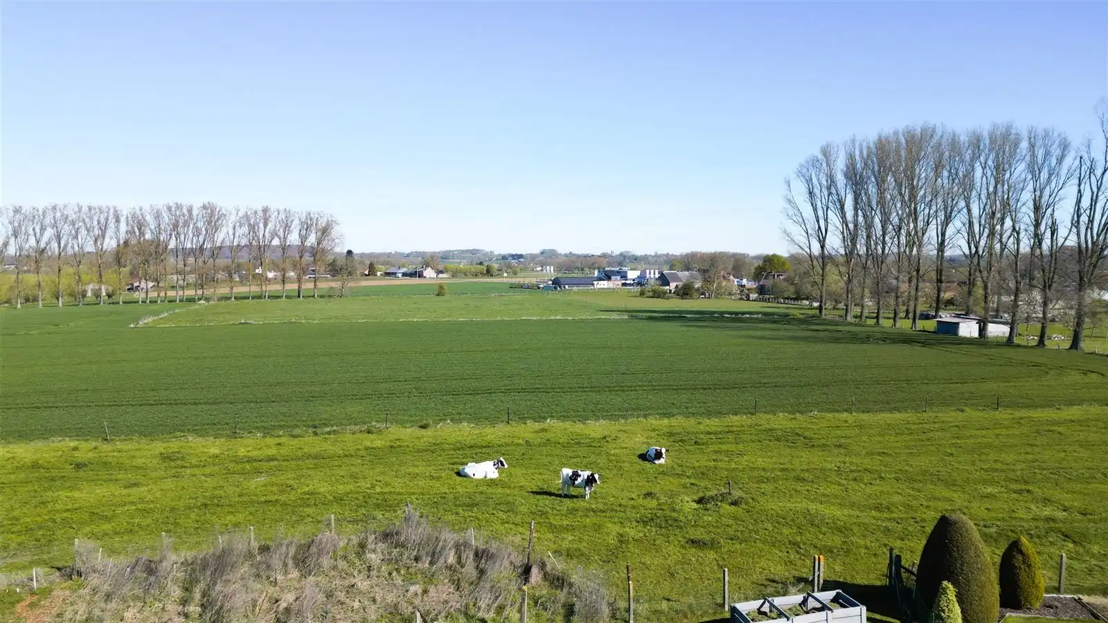 Op te frissen 4 gevelwoning met tuin op 10are92 met prachtig zicht over weilanden foto 3