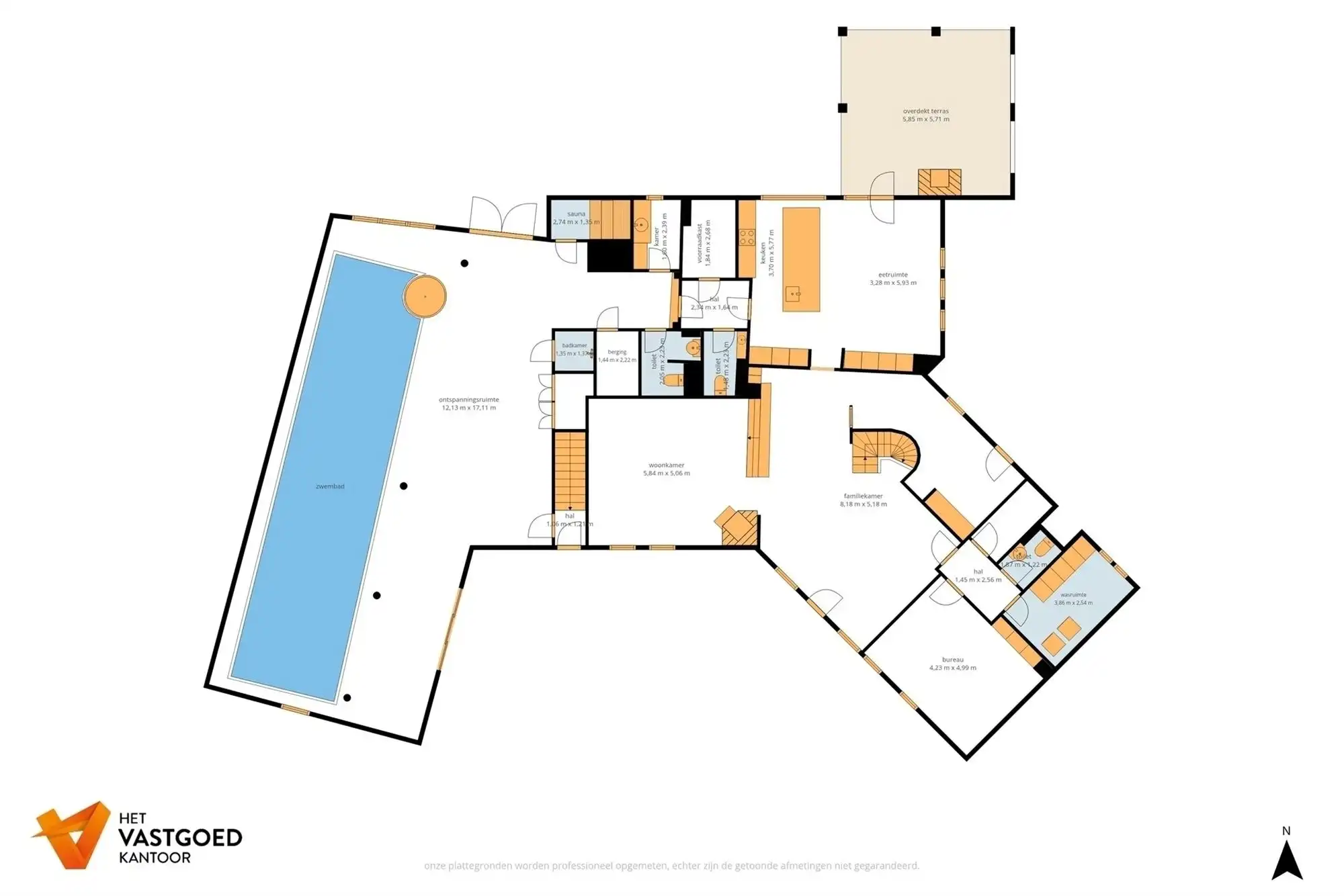 PRACHTIGE AUTHENTIEKE VILLA (585M²) MET BINNENZWEMBAD EN ZWEMVIJVER OP EEN PERCEEL VAN 48A75 TE KERMT foto 49
