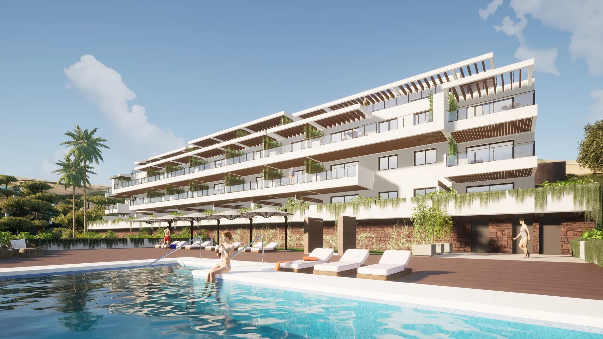 Nieuwbouwproject in Mijas: luxe appartementen met adembenemende zeezichten foto {{pictureIndex}}