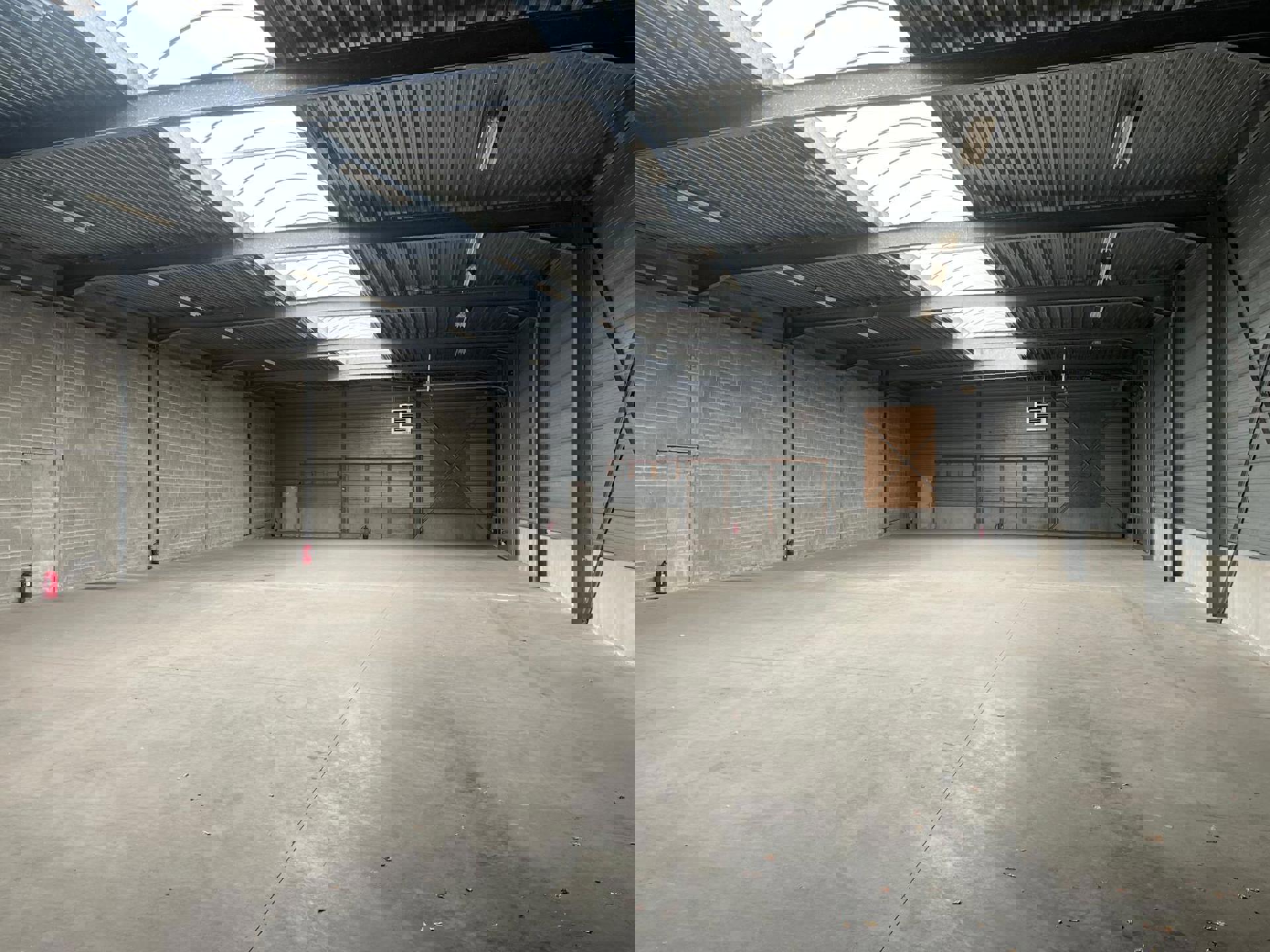 Kontich: magazijn 620m² met kantoor en buiten stockage foto 3