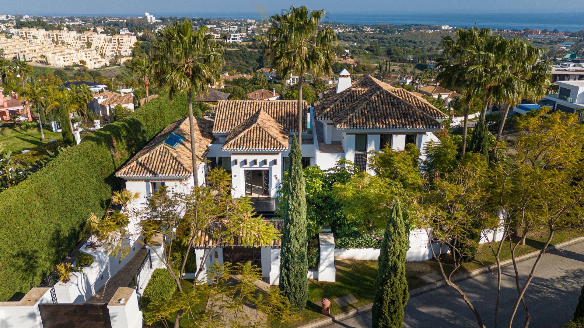 Deze vorstelijke luxe villa ligt majestueus in Los Flamingos, Benahavis. foto 12