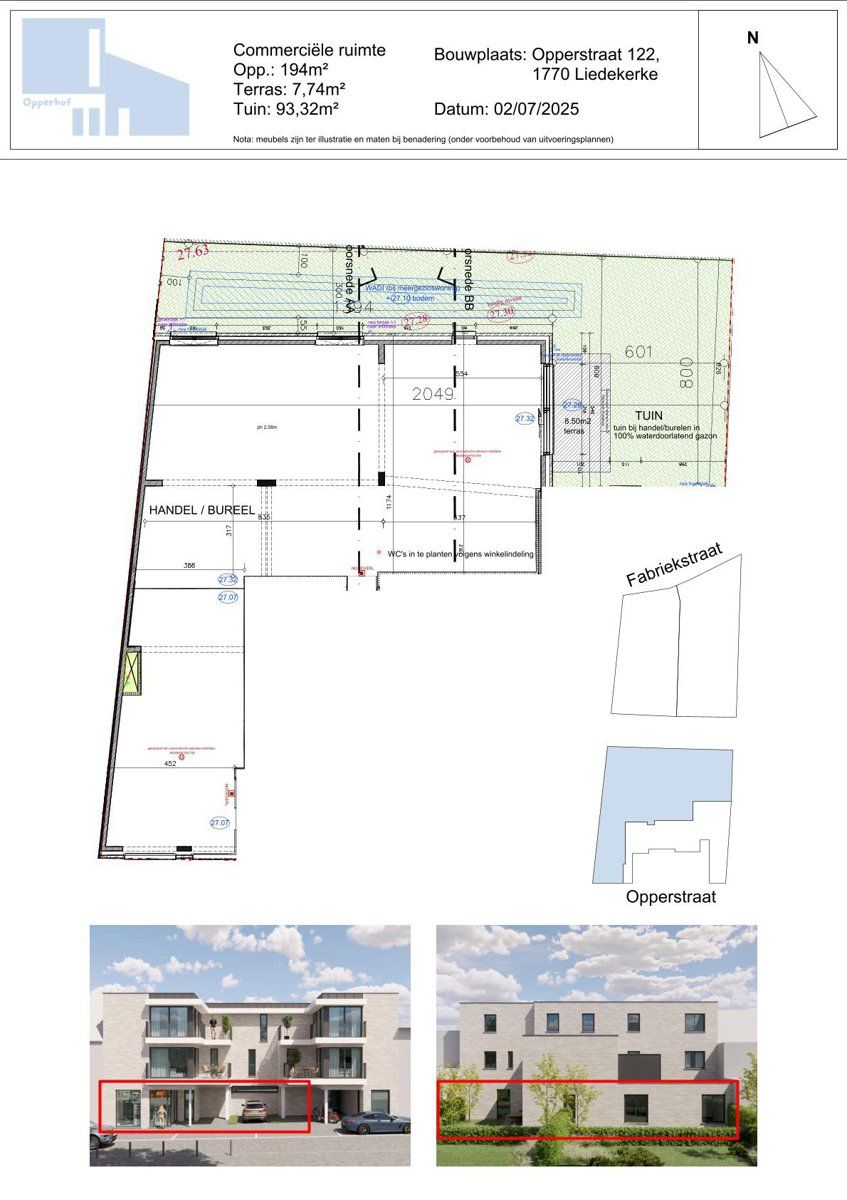 RESIDENTIE OPPERHOF gelijkvloerse ruimte kantoor/winkel  foto 2